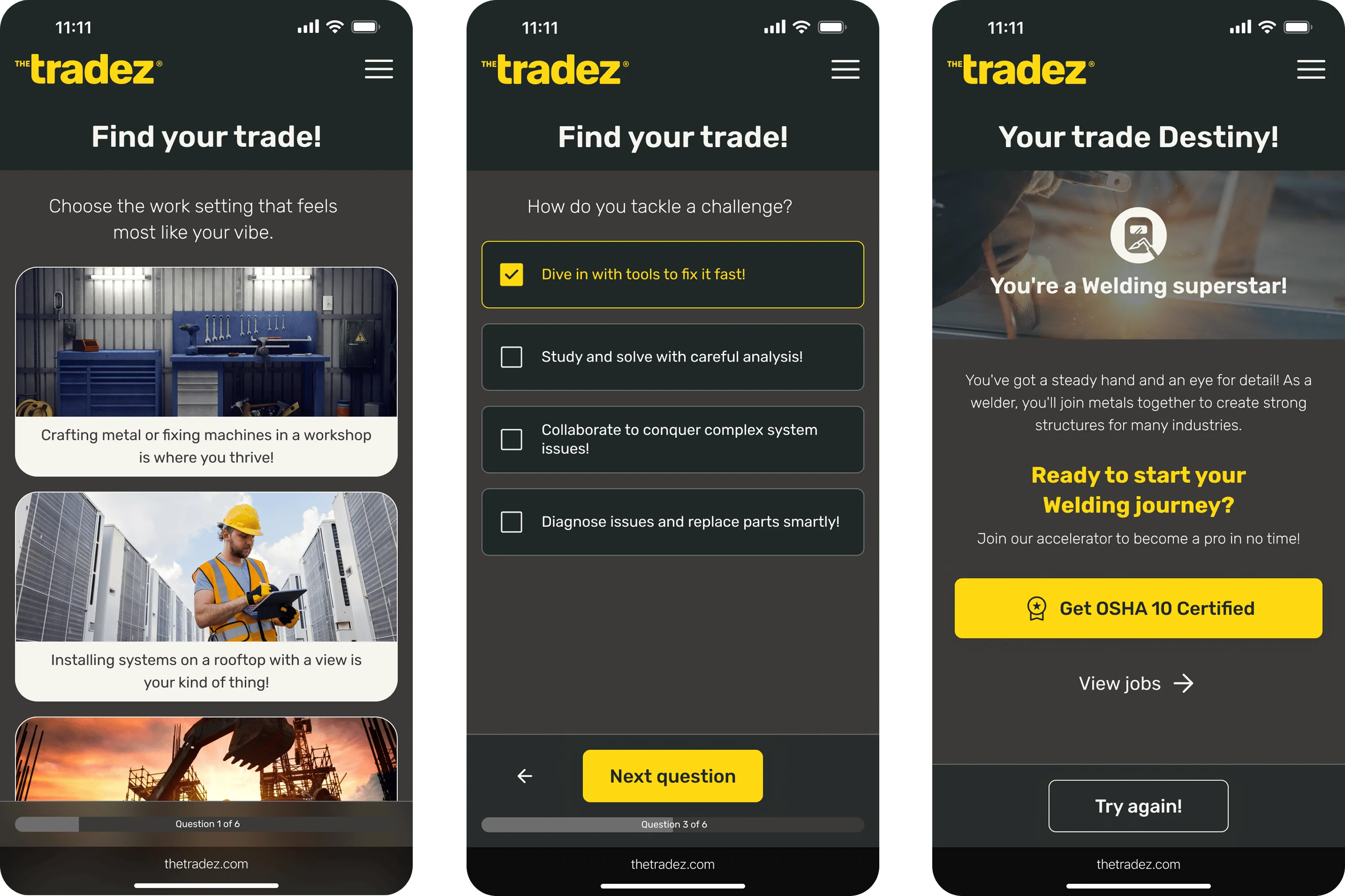 Tradez — quiz image